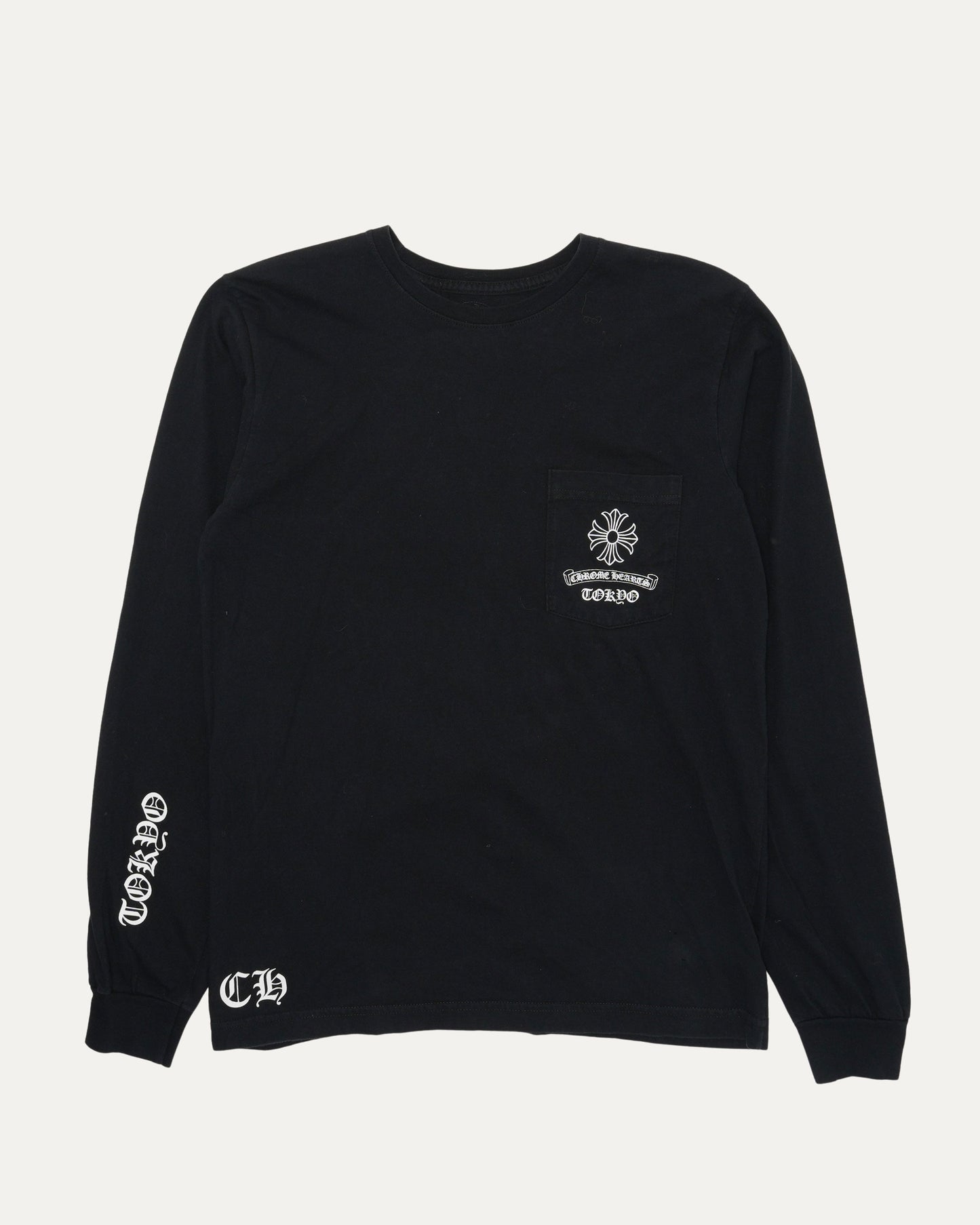 Tokyo Horseshoe Logo Pocket Long Sleeve T-Shirt