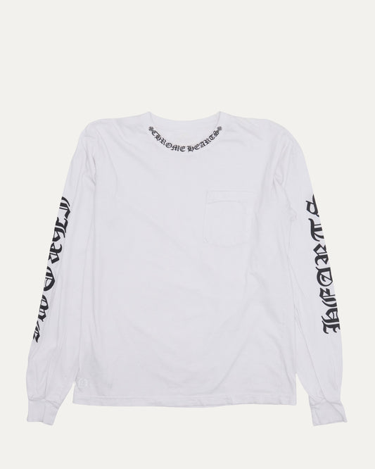 Neck Logo Long Sleeve T-Shirt