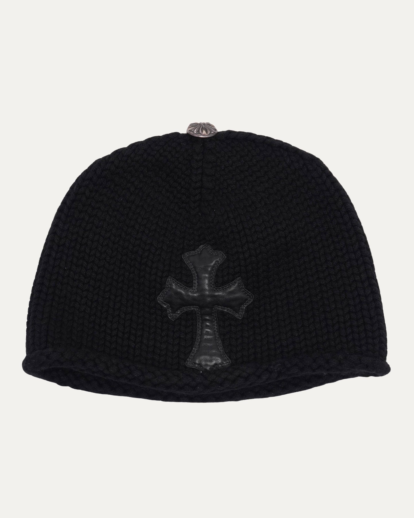 Cashmere Cross Patch Beanie