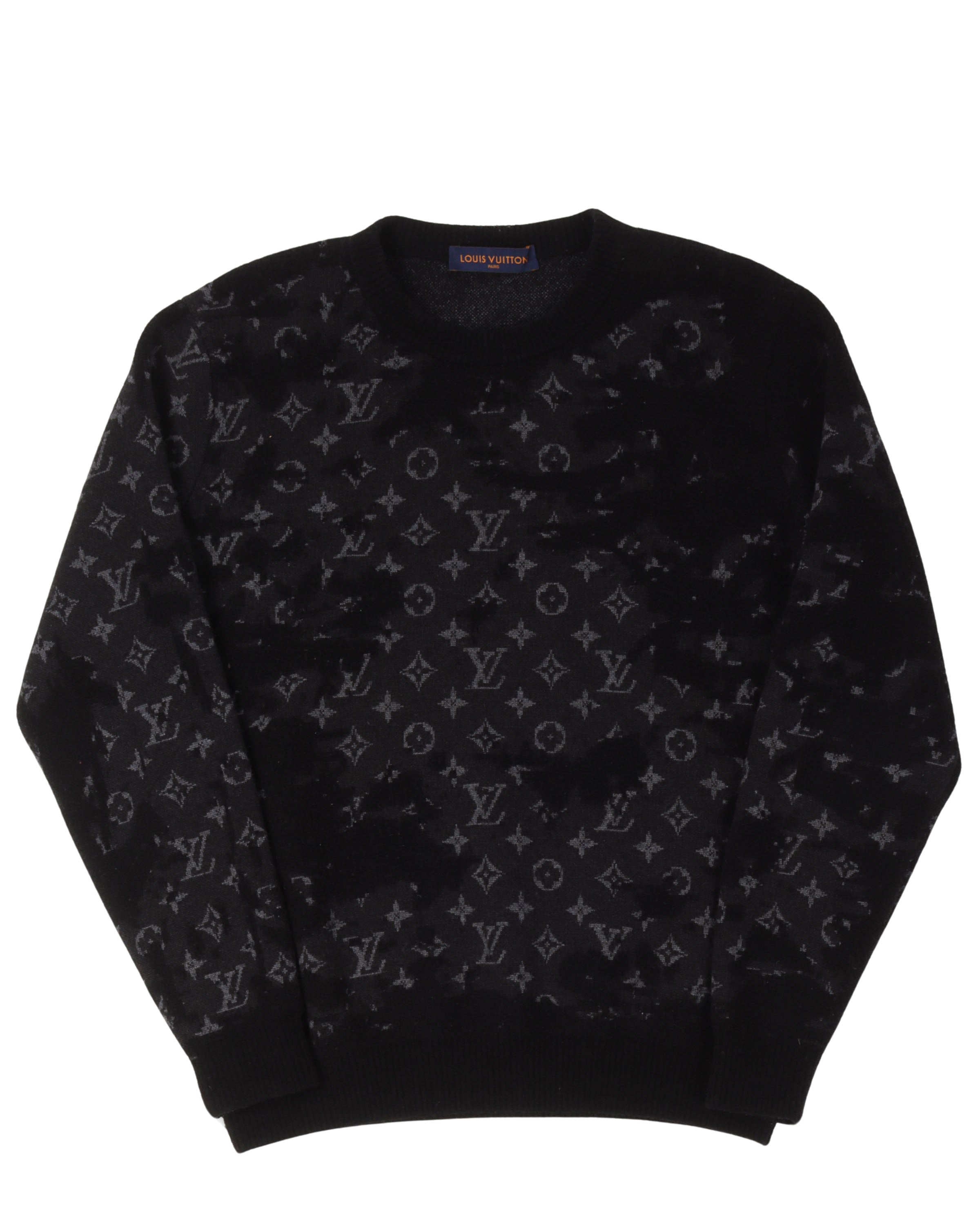 Louis Vuitton black pattern sweater - LIMITED EDITION