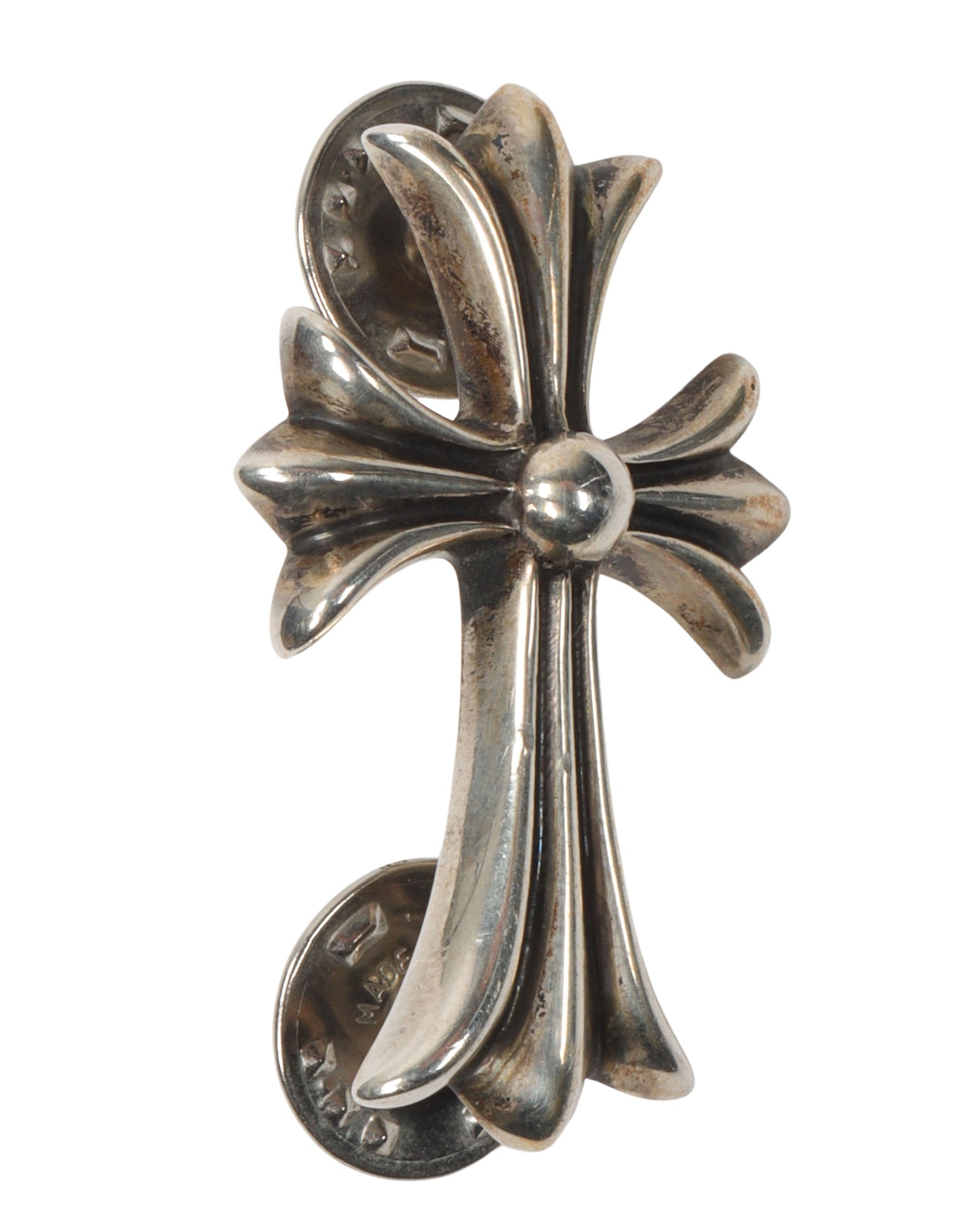 Silver Cross Pin