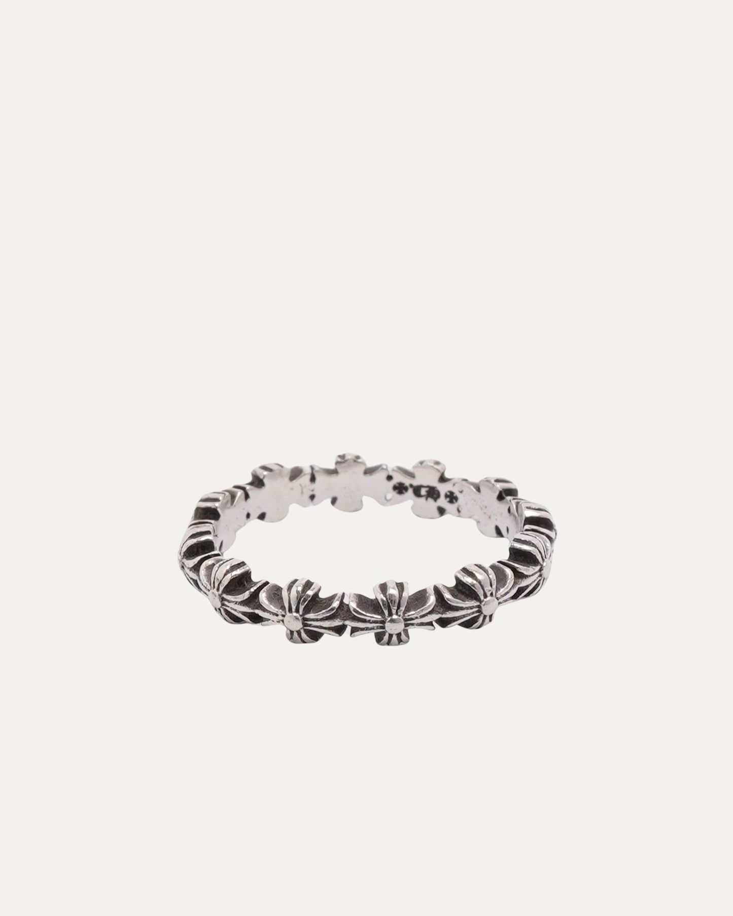 Tiny E Plus Band Ring