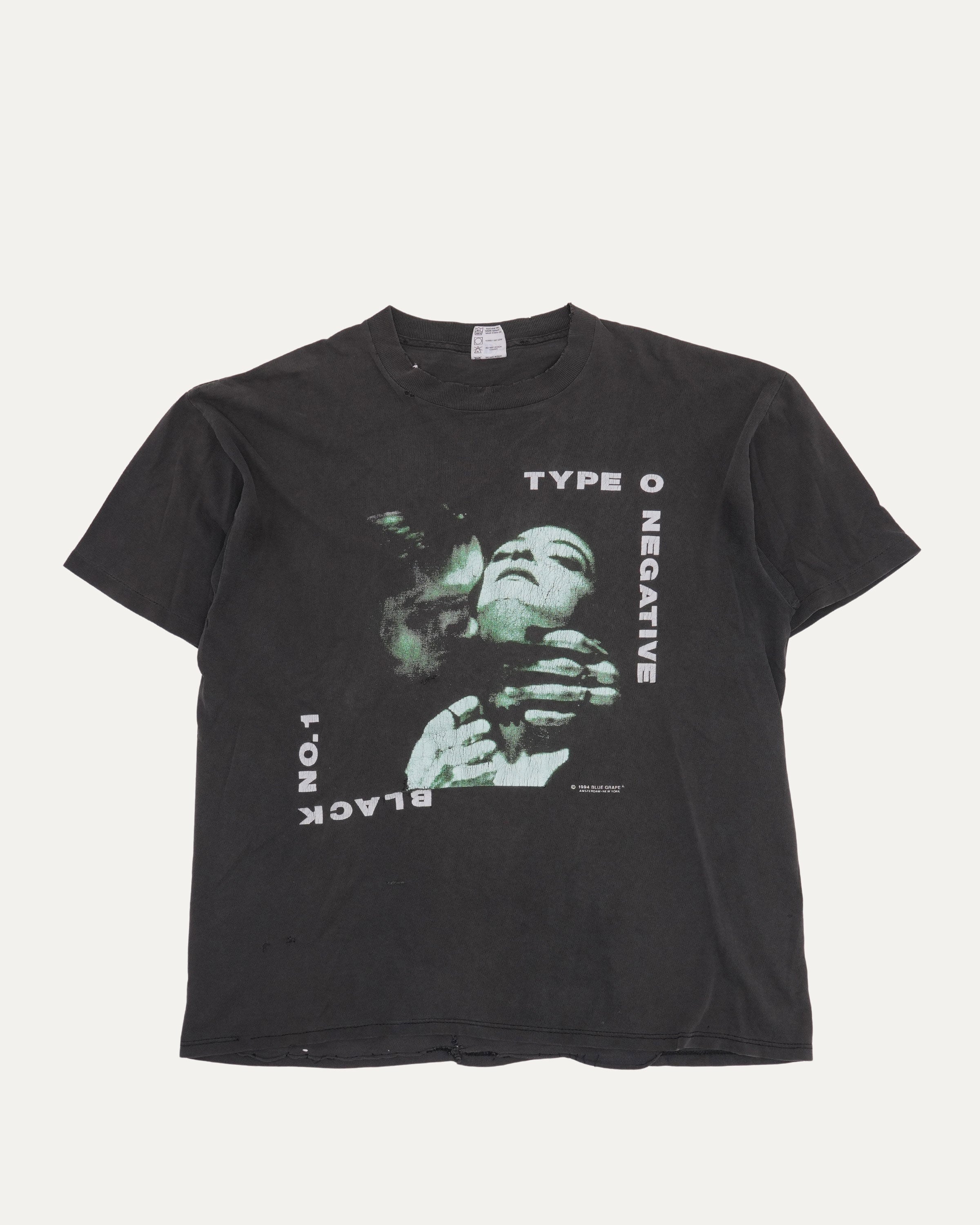 90's vintage TYPE O NEGATIVE tシャツ Vintage Type O Negative Black No. 1 1994 T-Shirt – Justin Reed