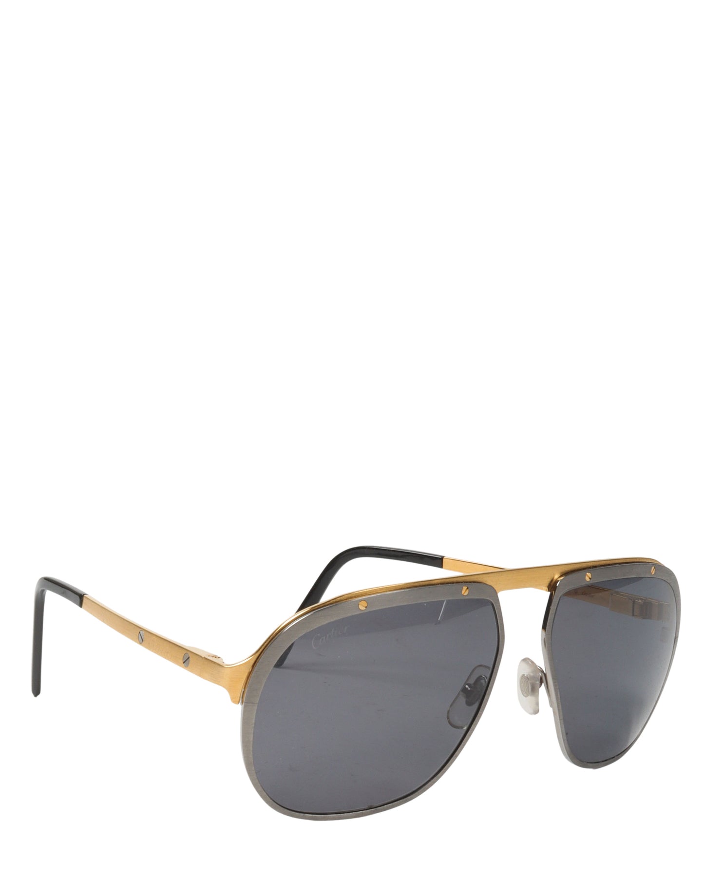 Gold Frame Aviator Sunglasses