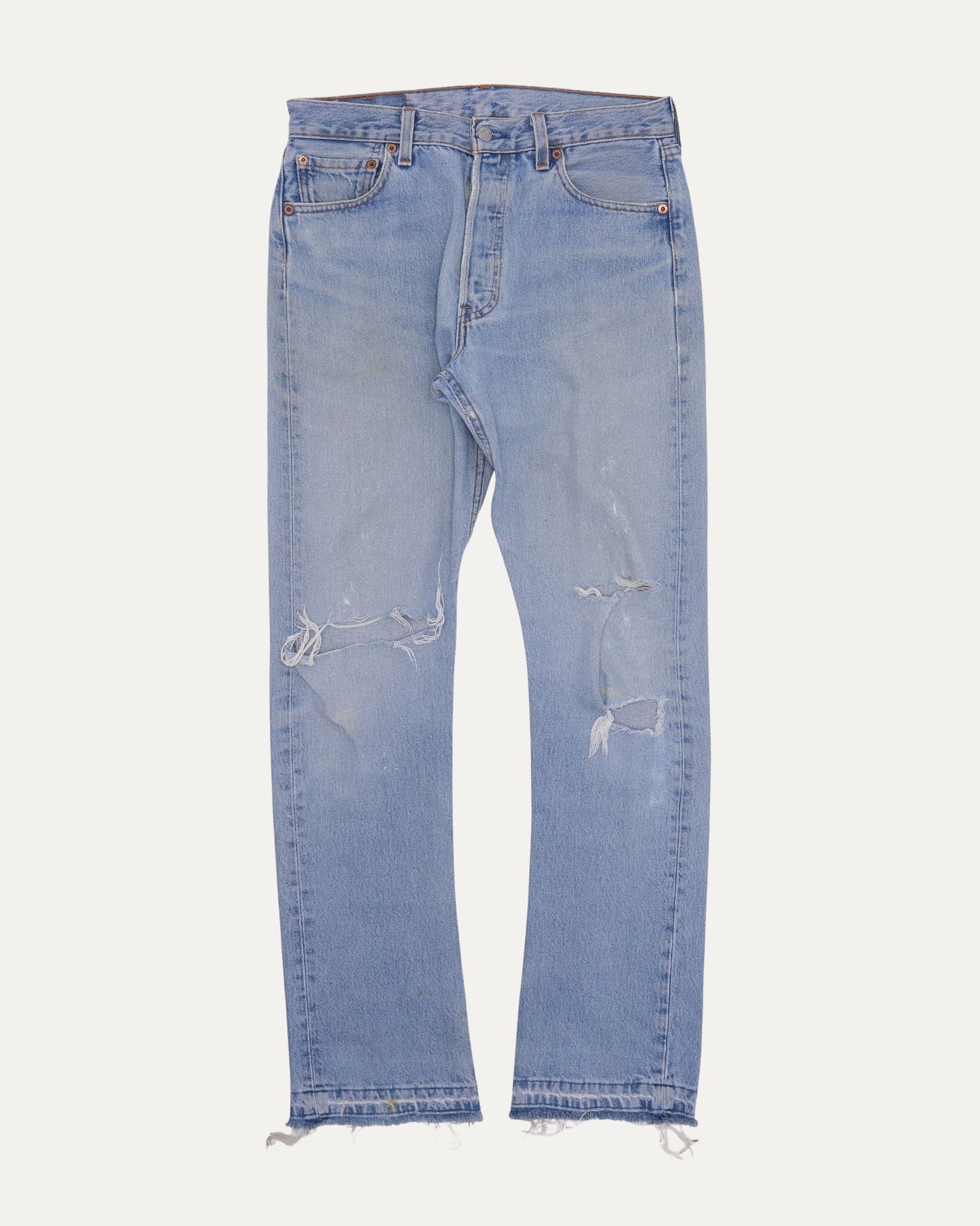 Distressed Levi's 501 Jeans