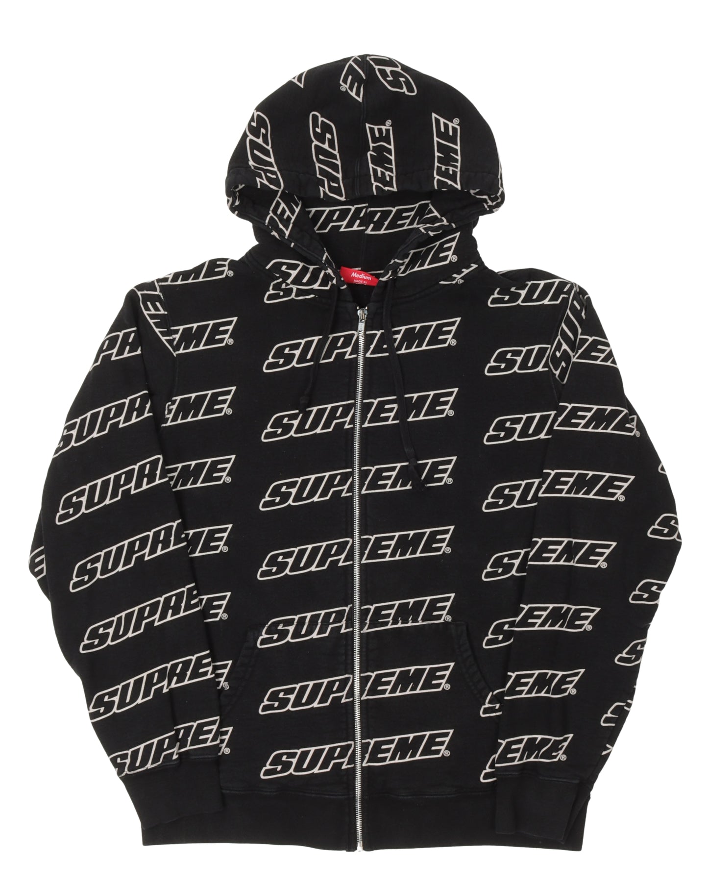 All Over Print Zip Up Hoodie