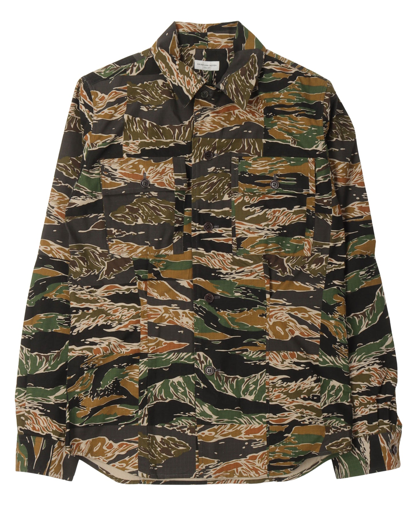 SS20 Patchwork Camo Shirt