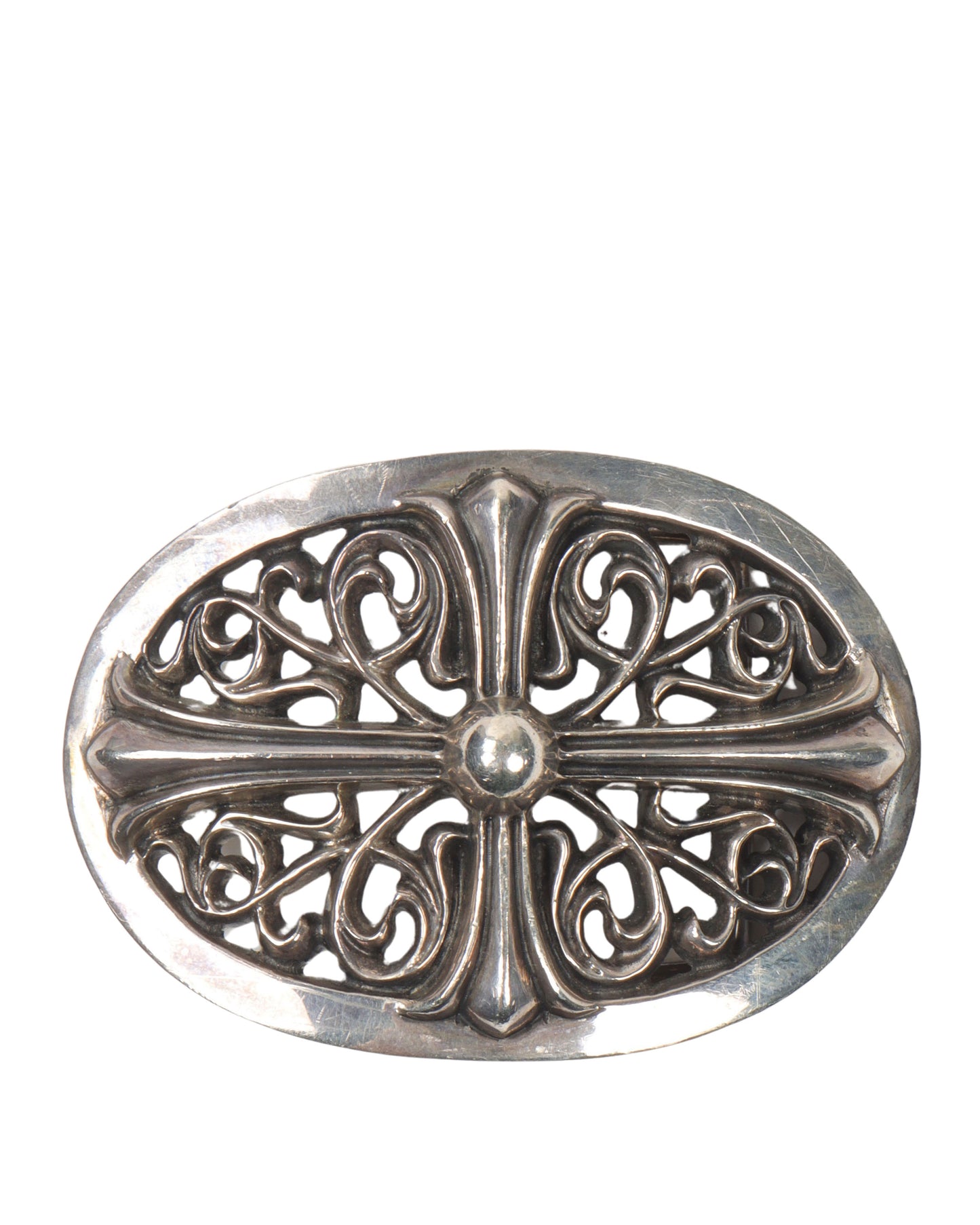 Oval Cross Belt Buckle