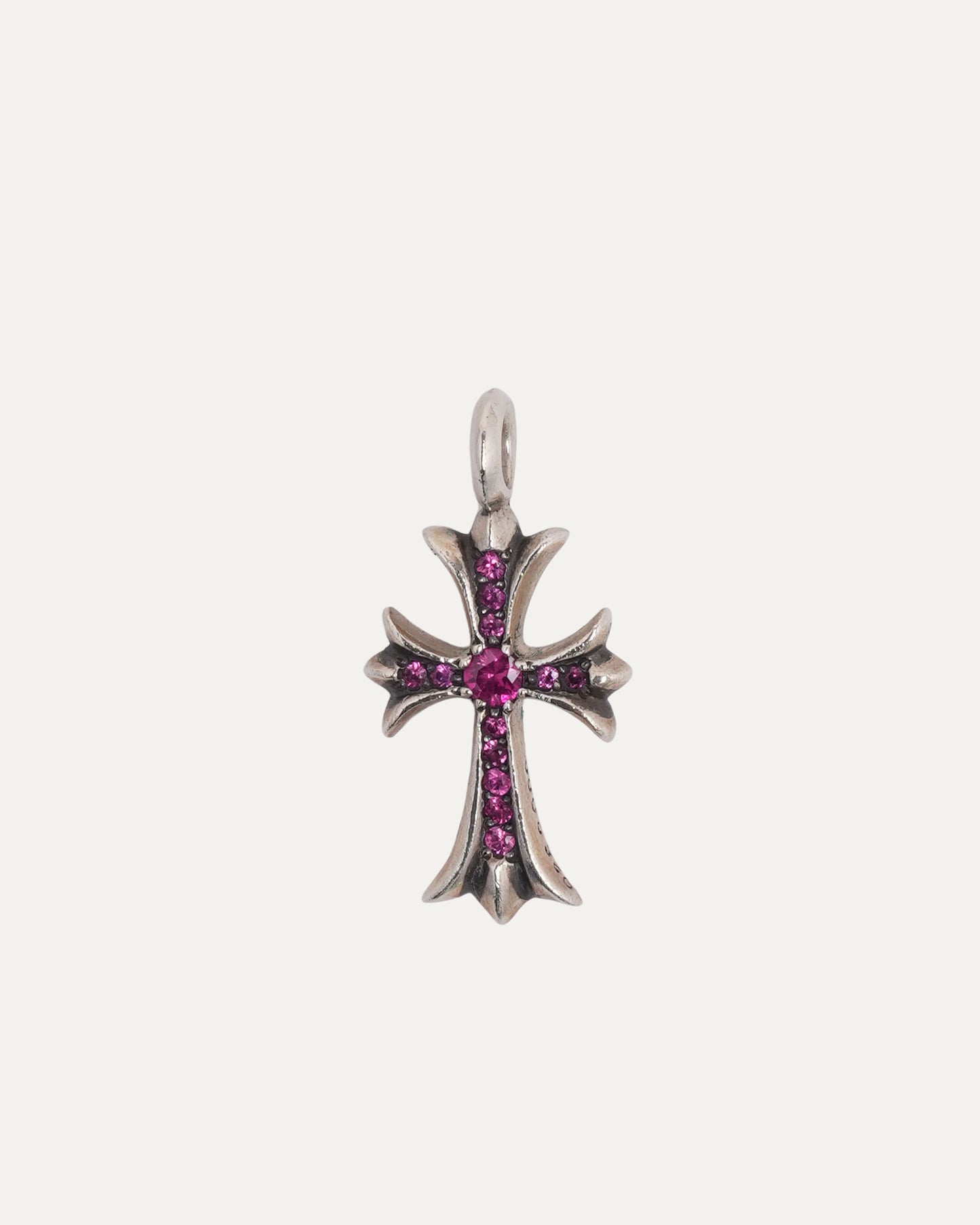 Pink Sapphire Tiny Fat Pendant