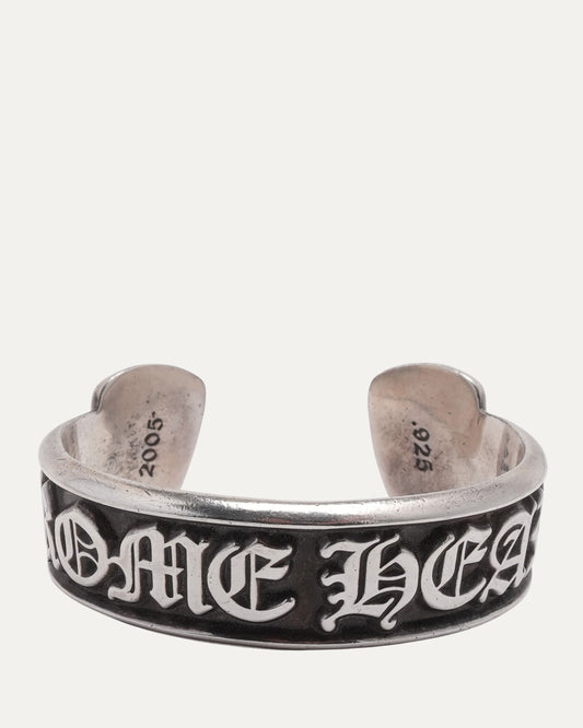 Scroll Logo Cuff Bracelet