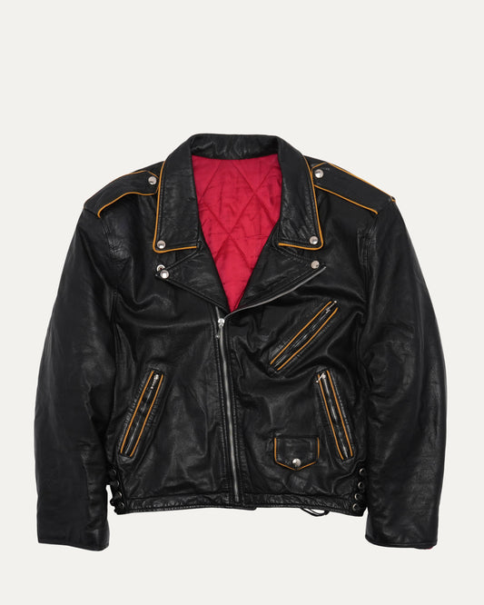 Montana Streetwear Leather Rider Jacket