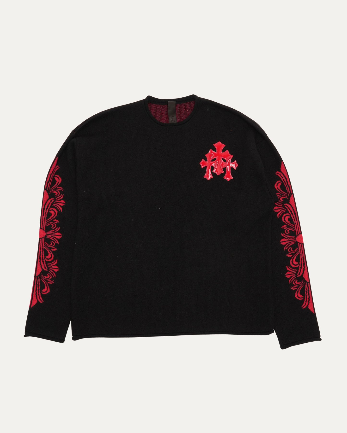 Cashmere Cross Patch Sweater