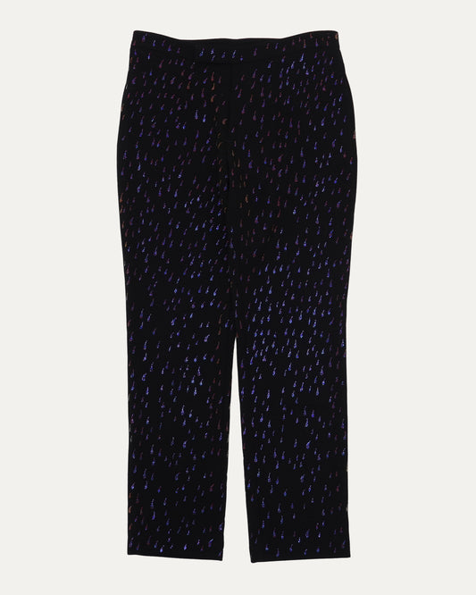 Rhinestone Embellished Trousers