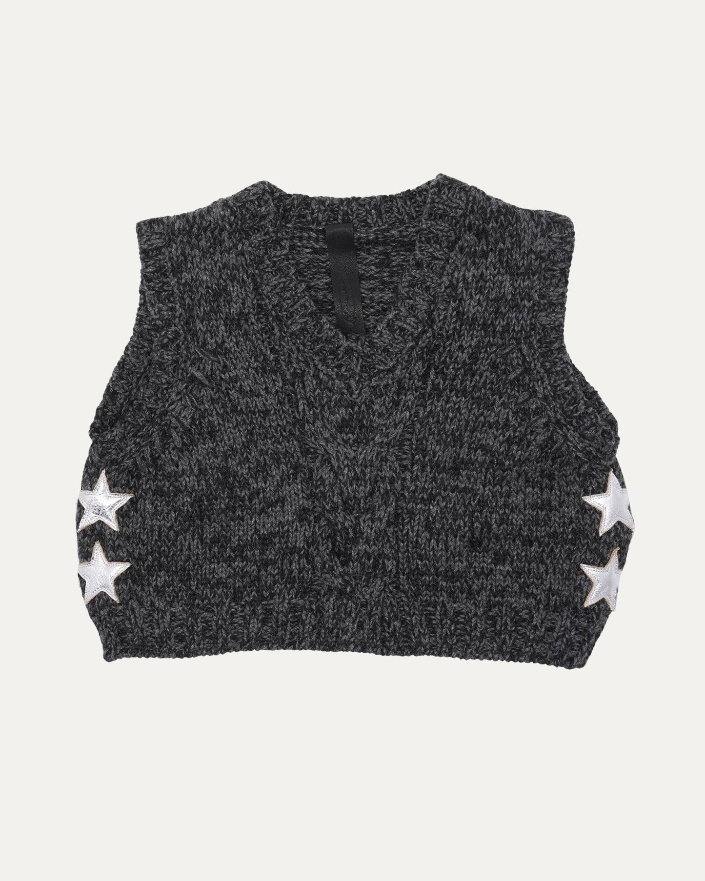 Star Patch Sweater Vest