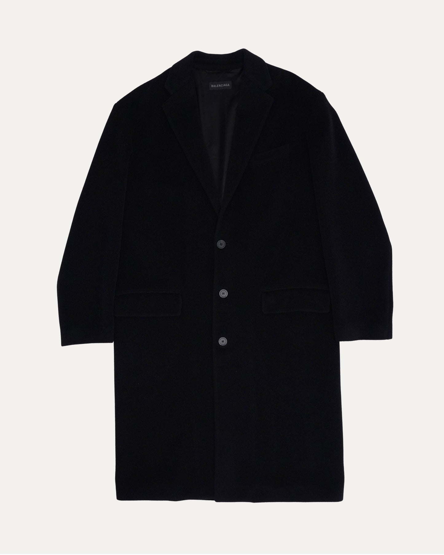 Alpaca-Wool Blend Overcoat