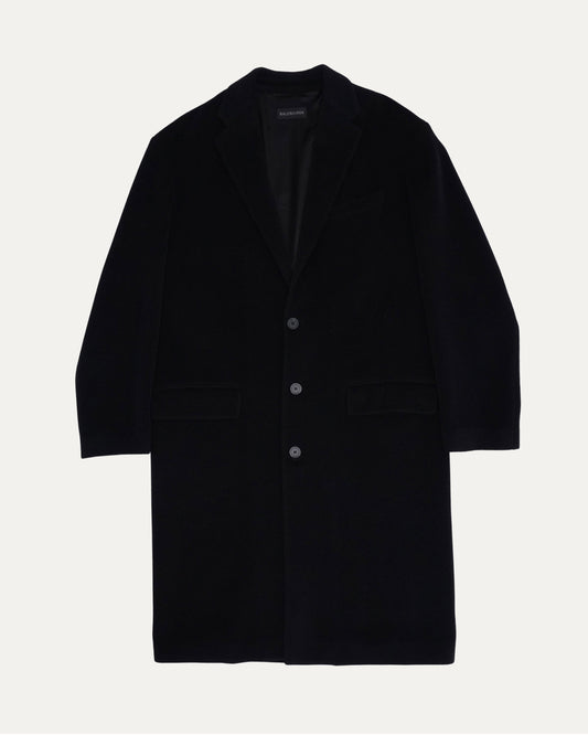 Alpaca-Wool Blend Overcoat