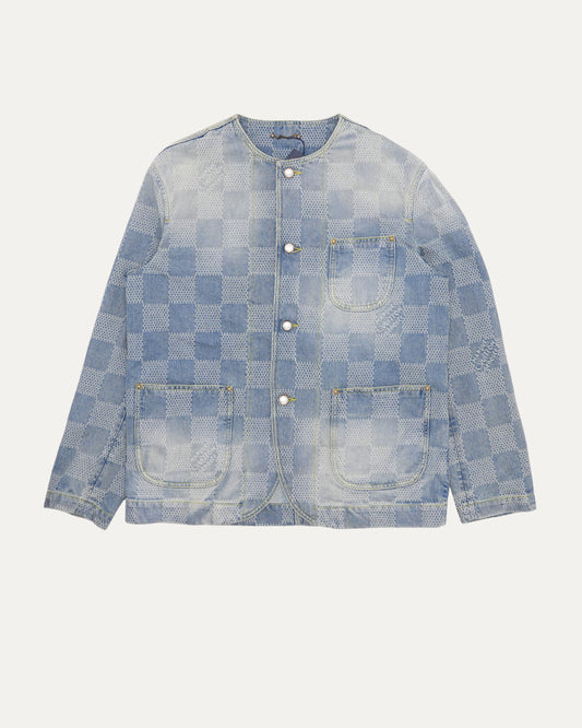 3D Damier Chic Denim Jacket