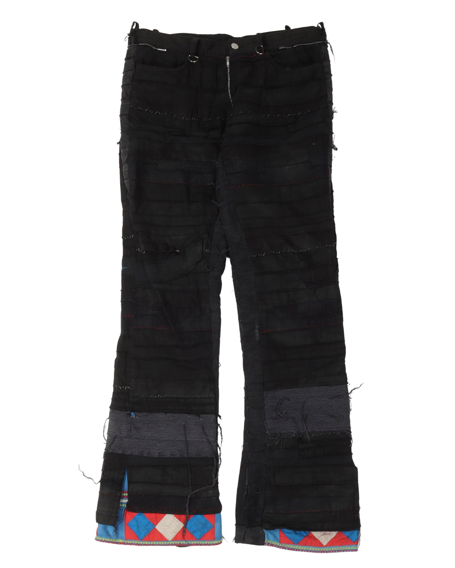 SS03 "SCAB" Ethnic Flared Jeans