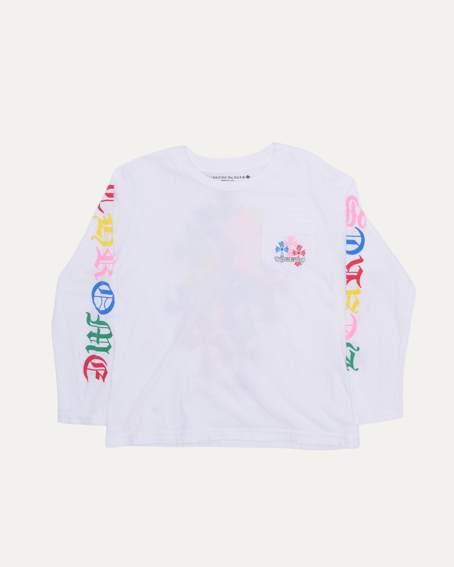 Children's Multicolor Cemetery Cross Long Sleeve T-Shirt