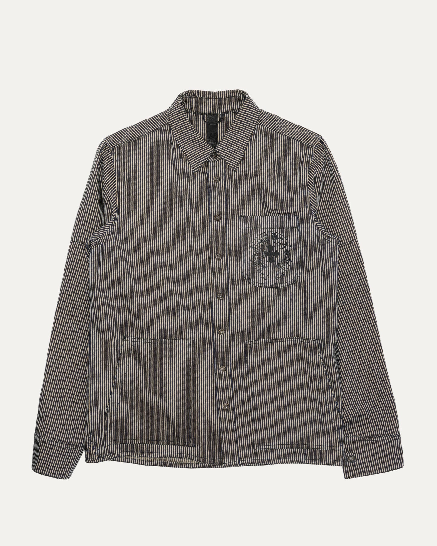 Last Bite Hickory Stripe Chore Coat