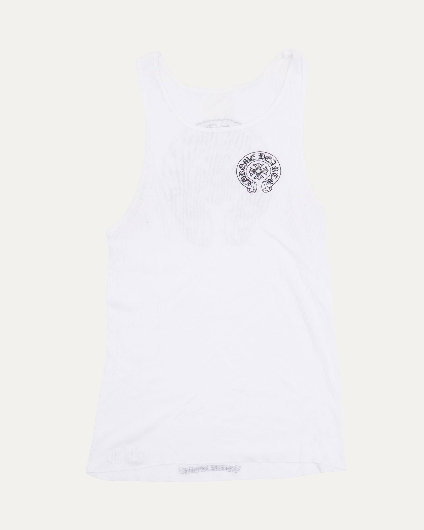 Horseshoe Logo Ribbed Tank Top