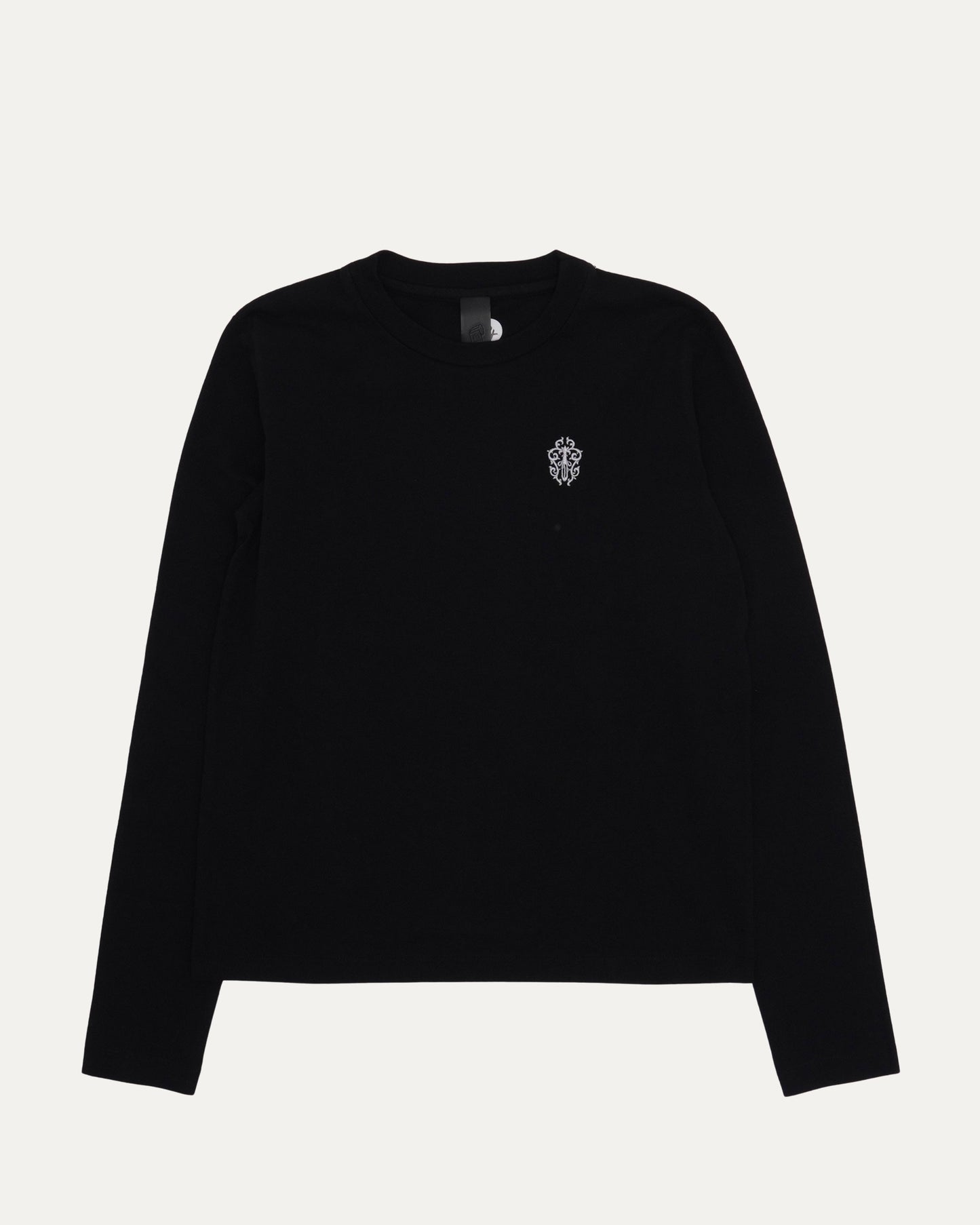 Heavyweight Embroidered Dagger Long Sleeve T-Shirt