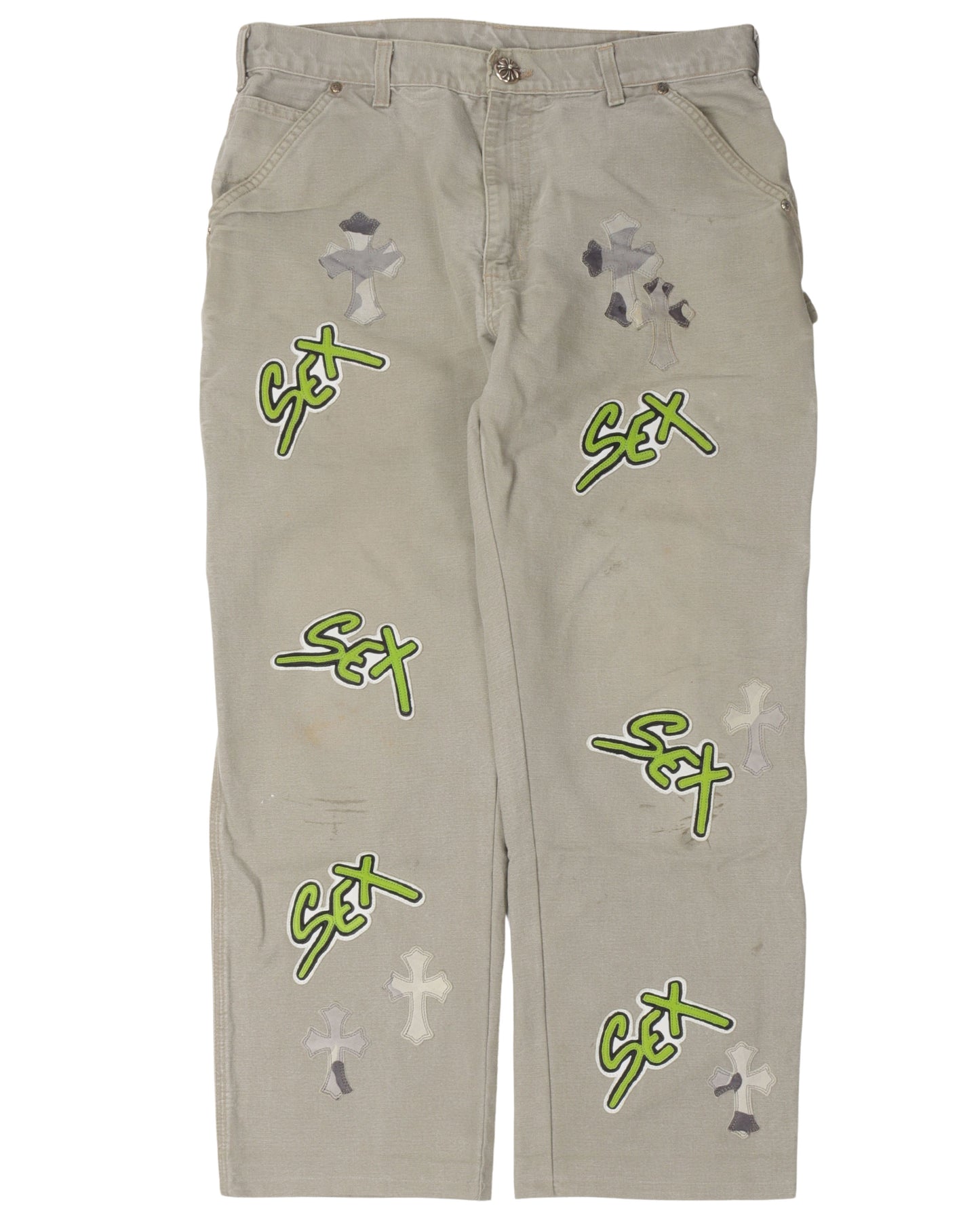 Matty Boy Sex Records Cross Patch Pants