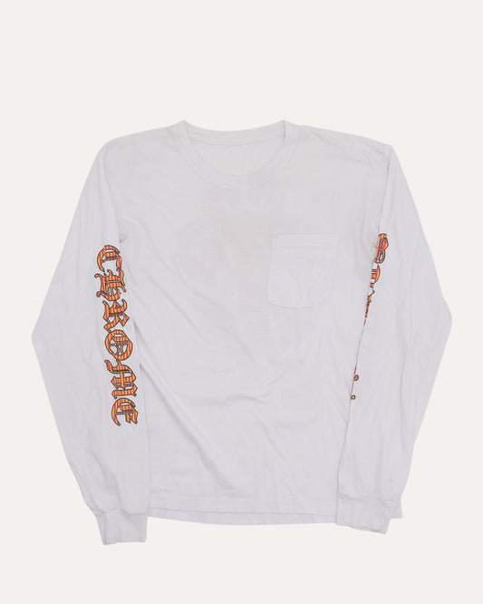 Striped Dagger Logo Long Sleeve T-Shirt