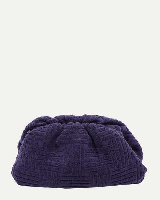 Terry Cloth Pouch Clutch