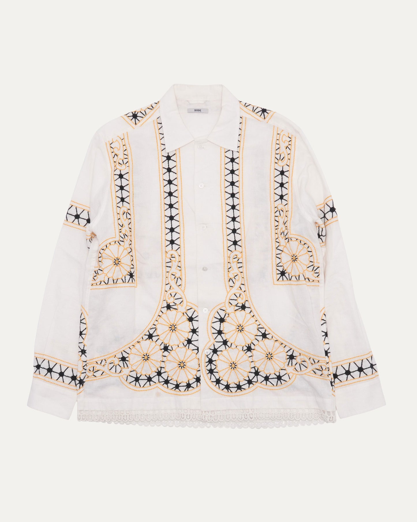 Embroidered Linen Shirt
