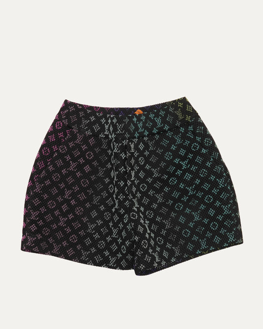 Gradient Monogram Mesh Shorts