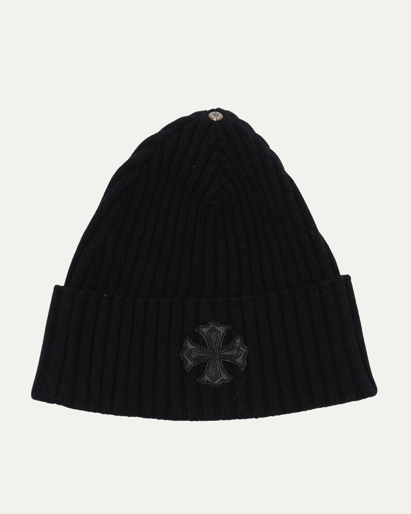Cashmere Plus Cross Patch Beanie