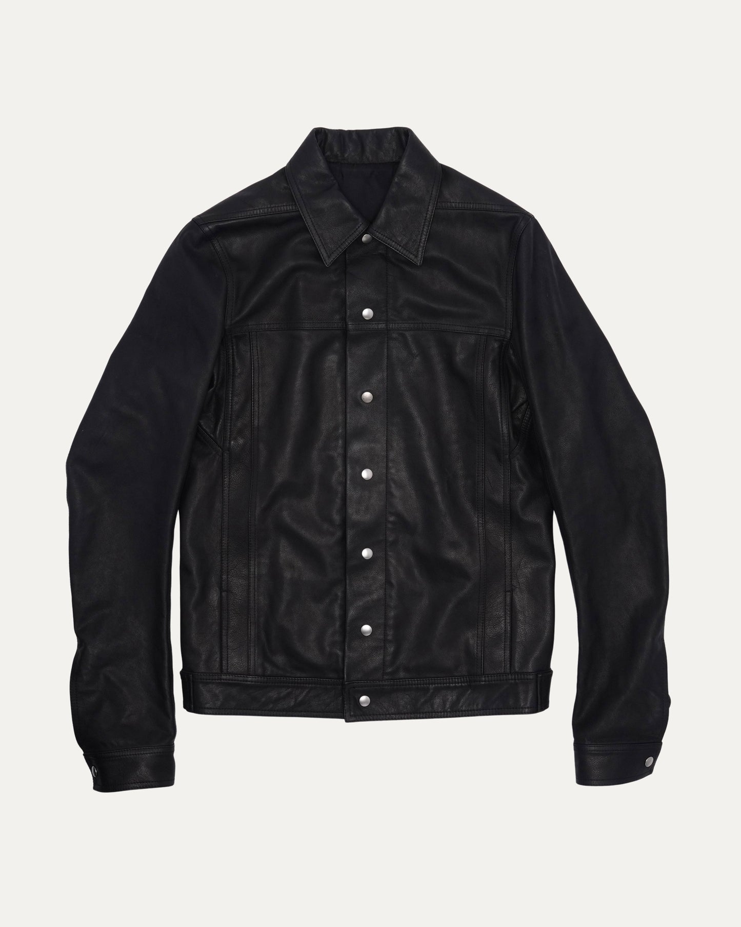 FW19 LARRY Leather Worker Jacket