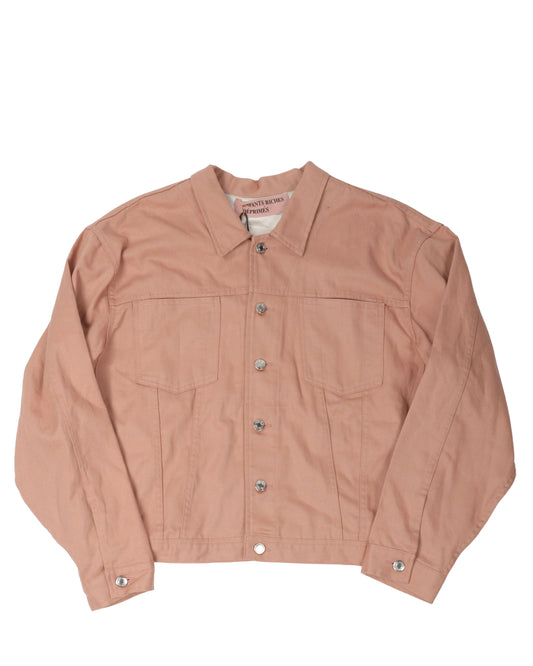 "Cannot Feel Love or Guilt" Denim Jacket