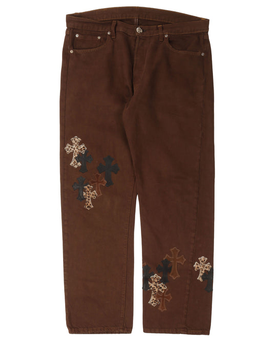 NYFW Exclusive Levi's Cross Patch Jeans