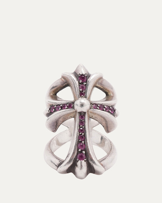 Pink Sapphire Infinity Ring