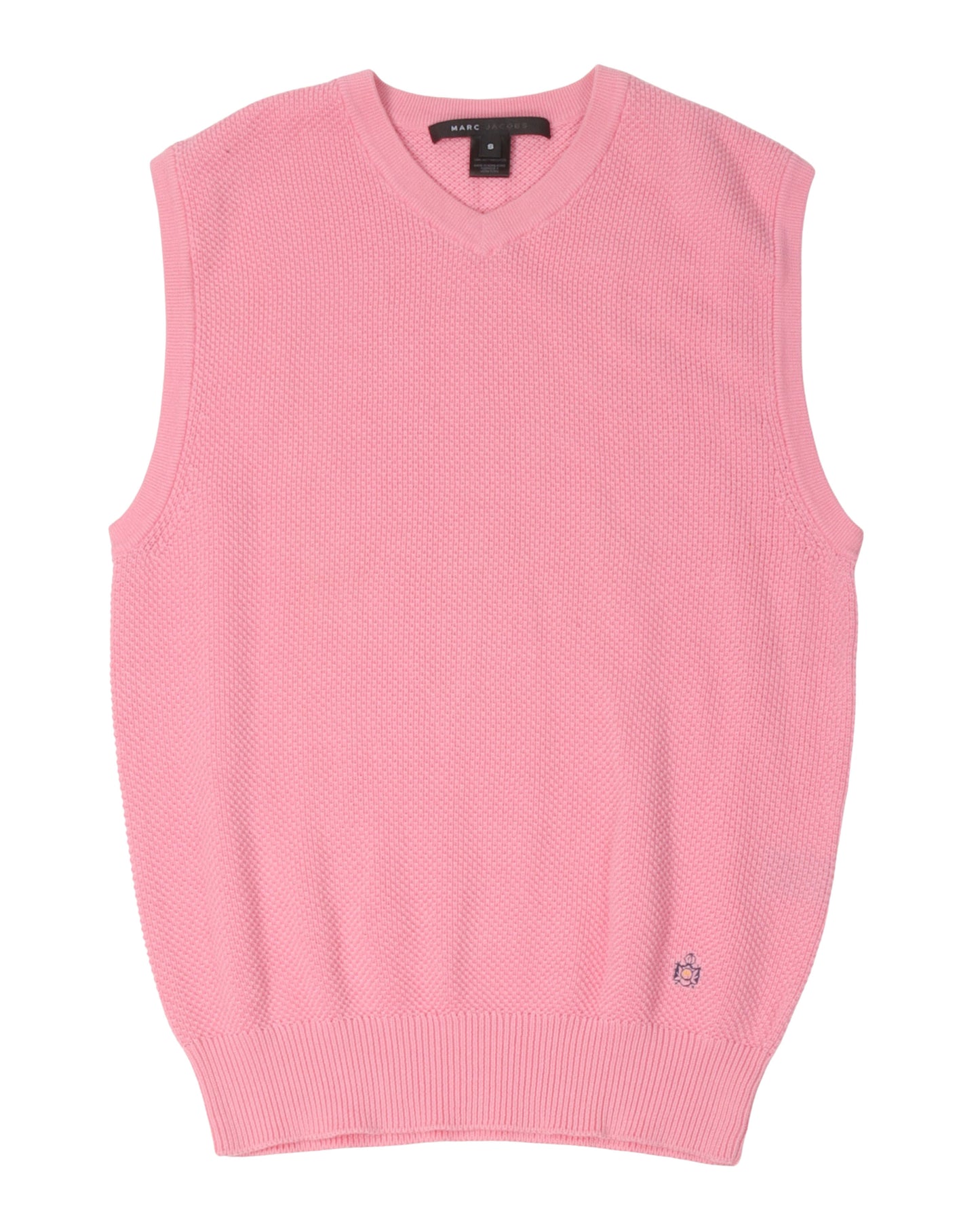 Seed Stitch V-Neck Sweater Vest