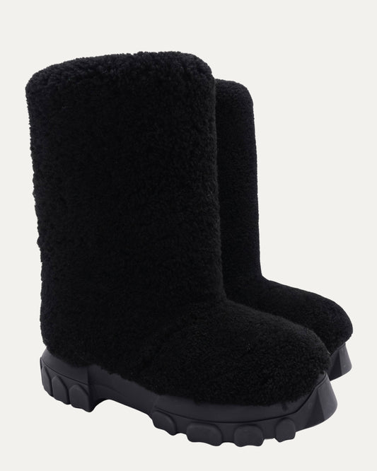 Shearling Lunar Tractor Boots