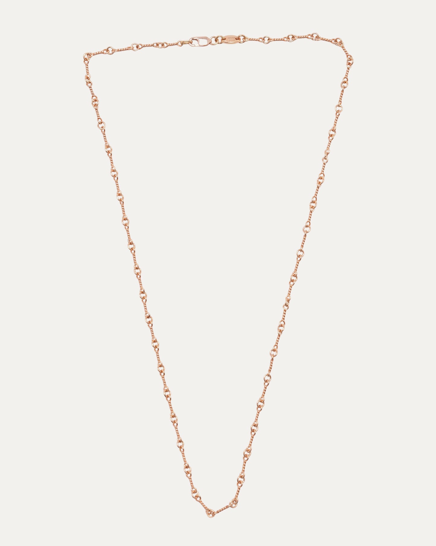 Gold Twist Chain Necklace