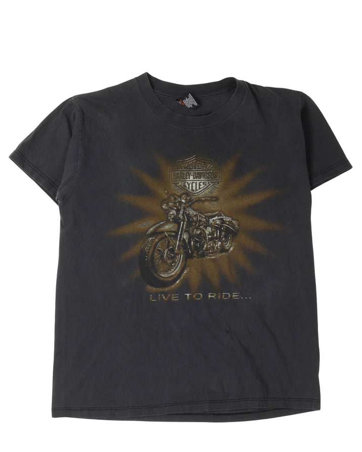 Harley Davidson Live To Ride T-Shirt