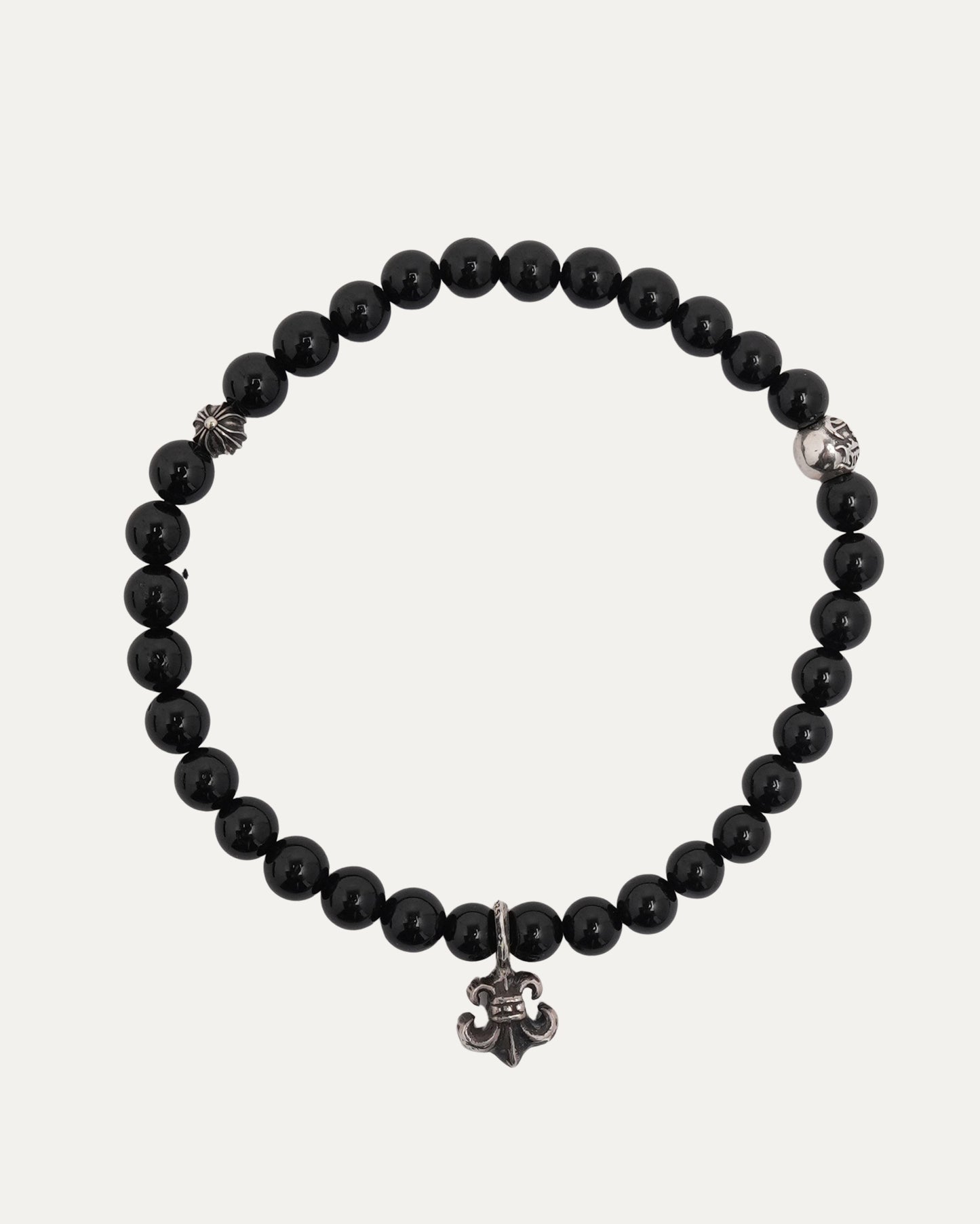Fleur Charm Bead Bracelet