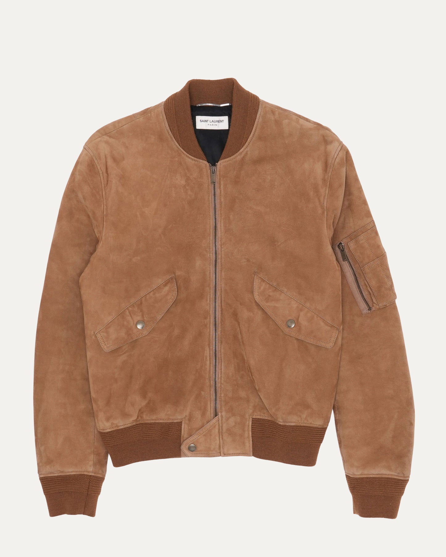 Suede Bomber Jacket
