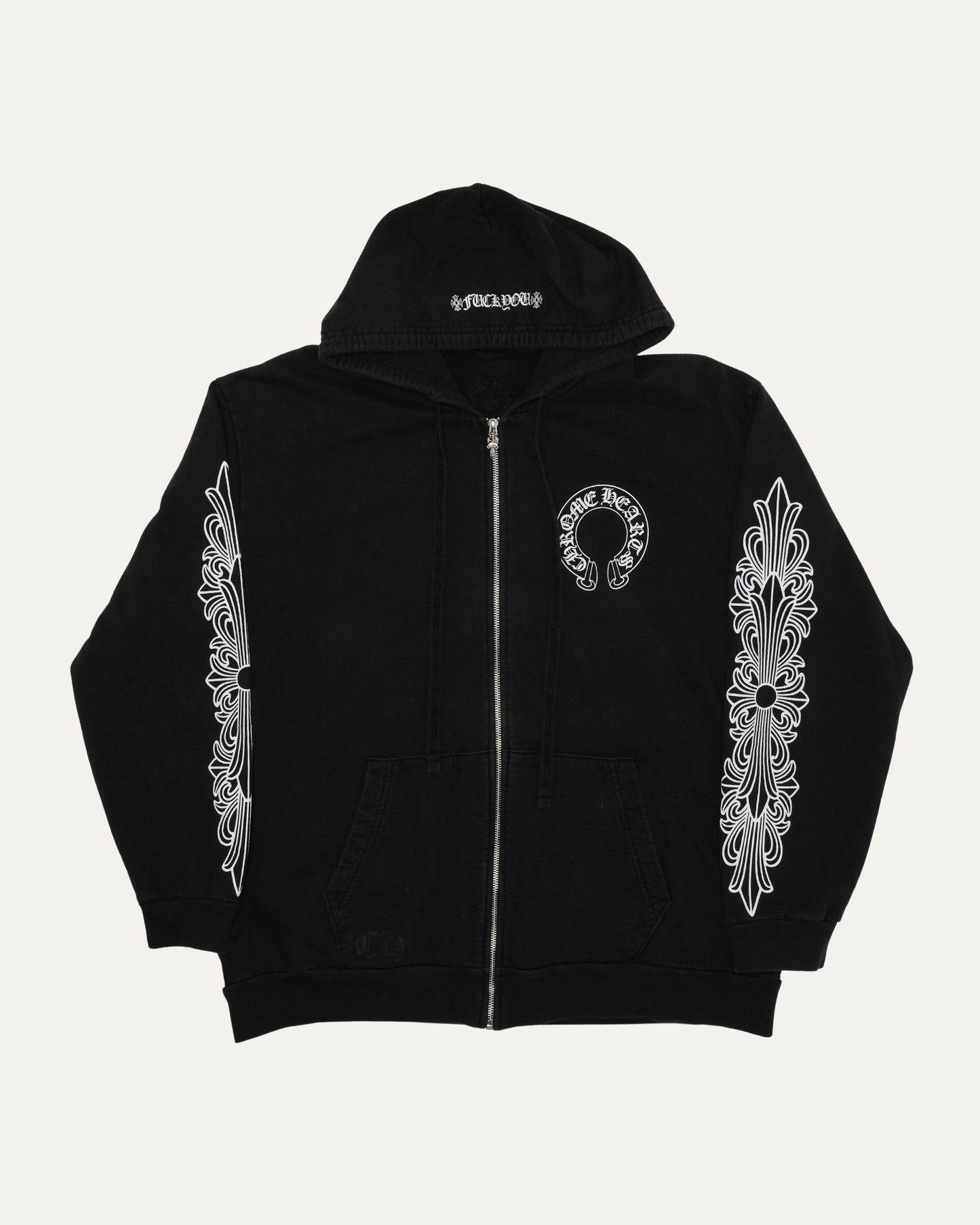 Horseshoe Logo Zip Up Hoodie