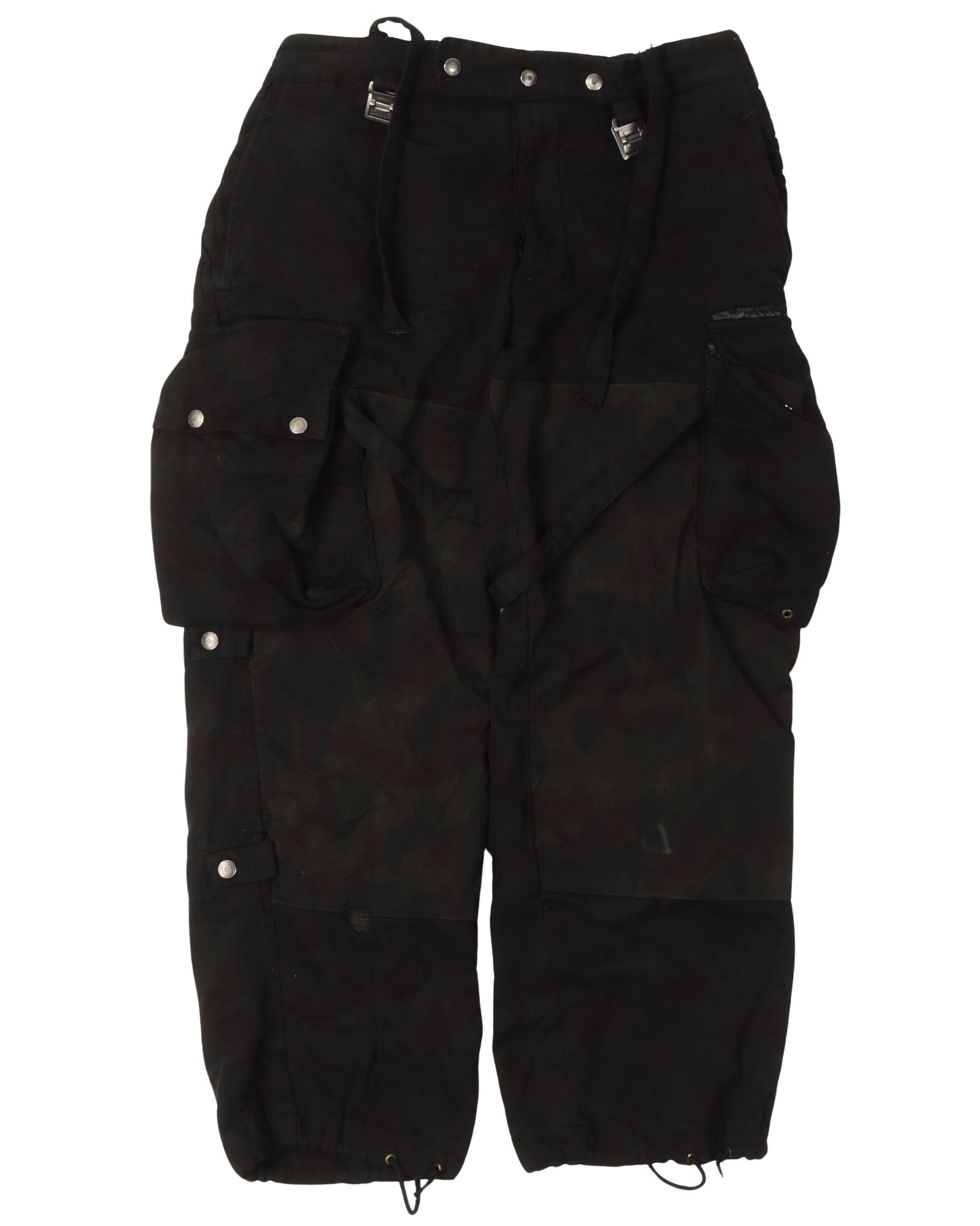 Modified Over-Dyed Swiss Alpenflage Cargo Pants