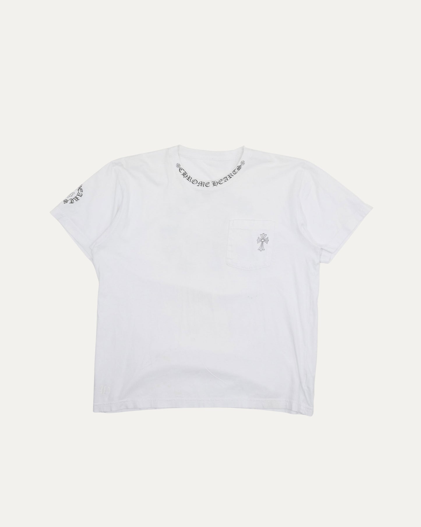 Vintage Neck Logo Pocket T-Shirt