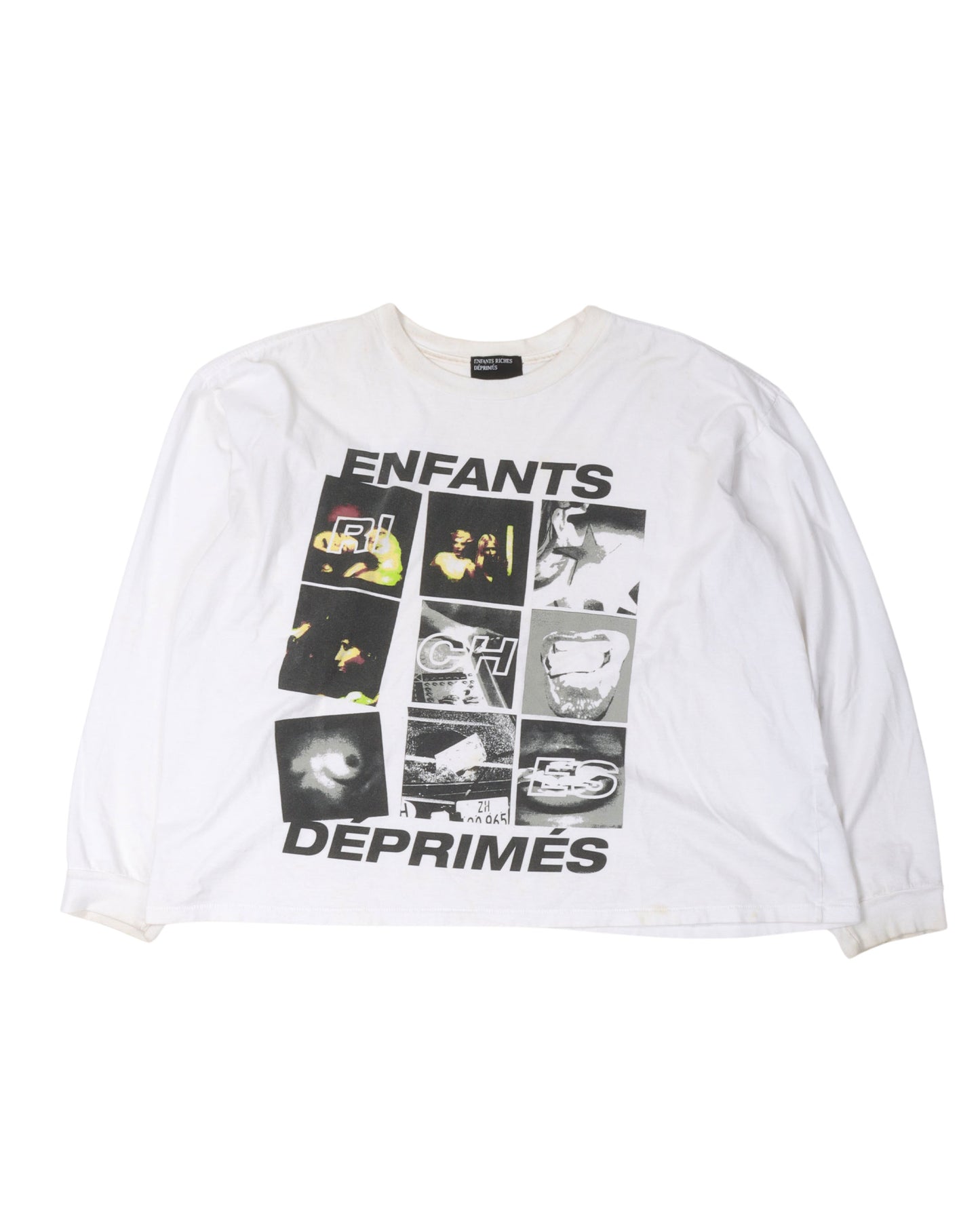 Grid Long Sleeve T-Shirt