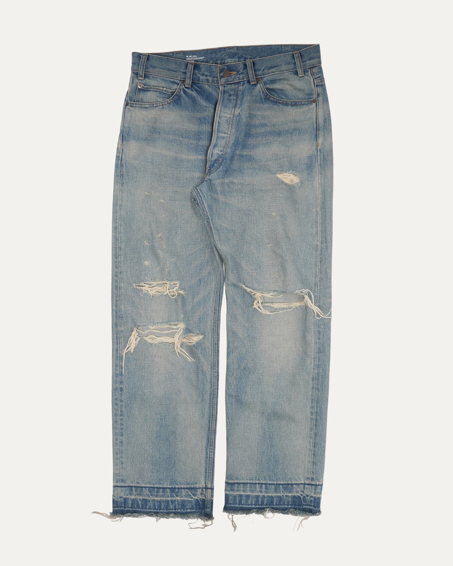 Wesley Distressed Straight Leg Jeans
