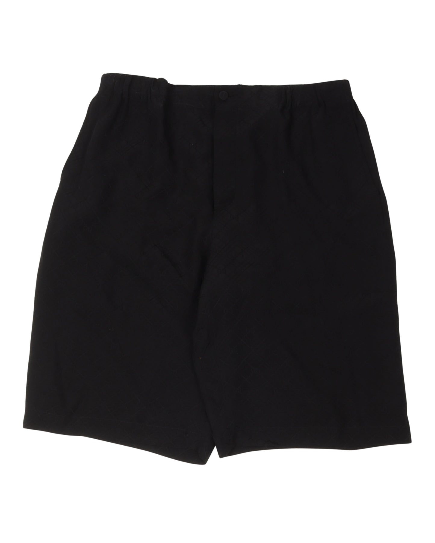 Silk Monogram Shorts