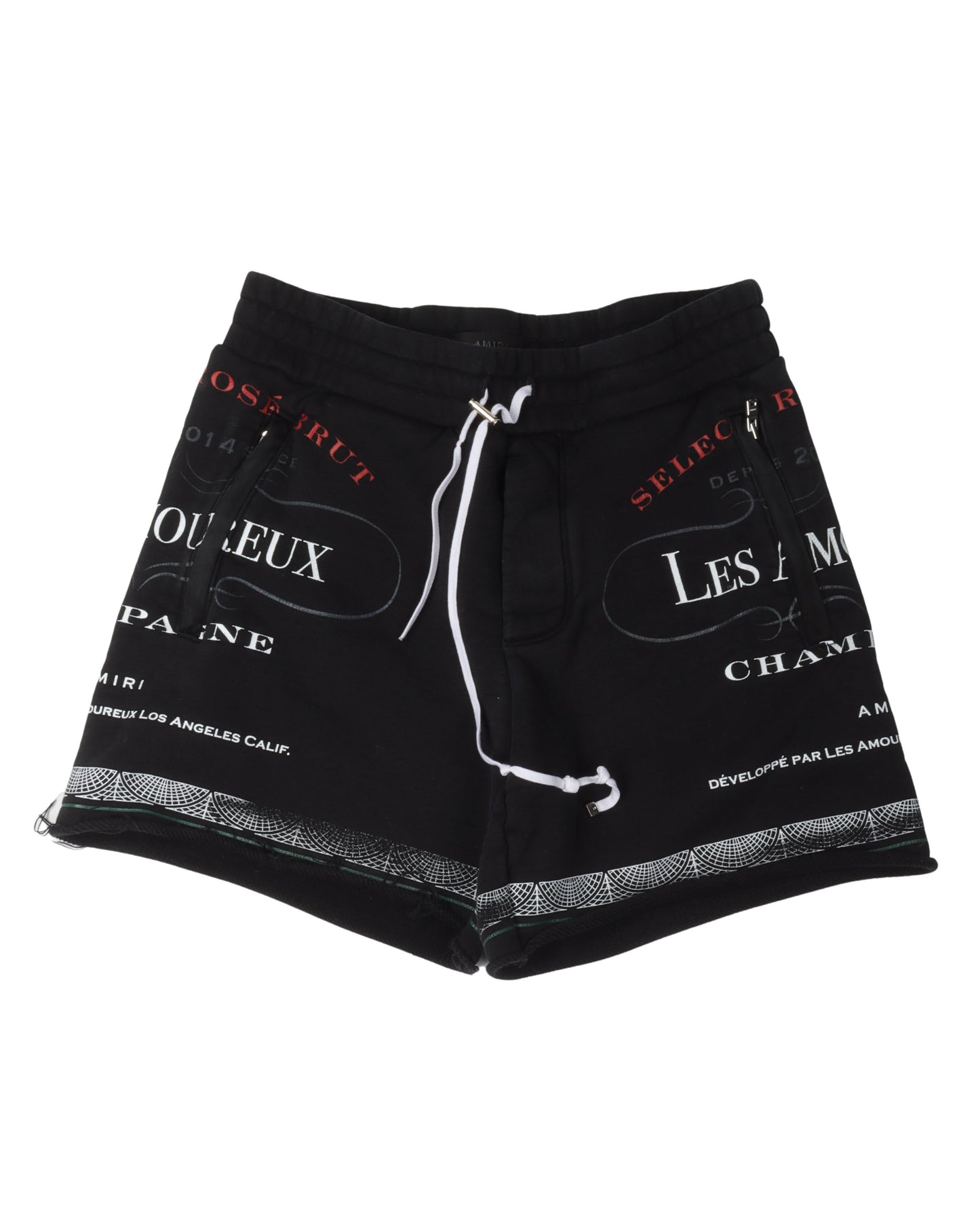 Champagne Print Shorts