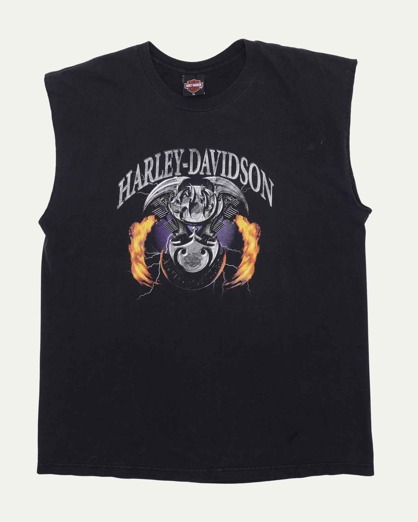 Harley Davidson Rice Lake, Wisconsin Cut Off Tank Top